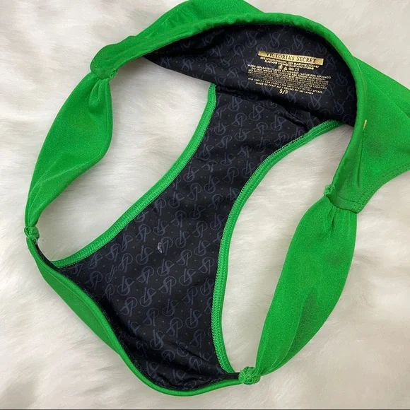 🚫SOLD🚫 Victoria's Secret Emerald Green Very Sexy Line Halter Strapless Bikini - Picture 15 of 16
